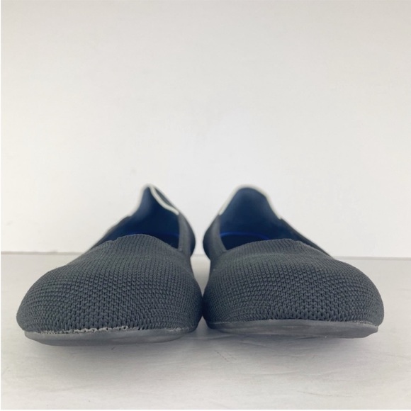 Rothy’s Black Round Toe Retired White Halo Slip On Shoes Flats Loafers Size 11 - Picture 4 of 15